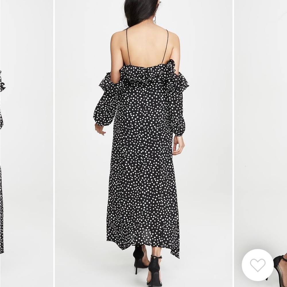 Likely Midi Off Shoulder Polka Dot Dress - Picture 5 of 5